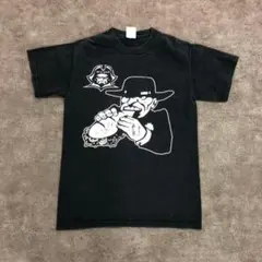 【ヴィンテージ】GILDAN プリントTシャツ 黒 古着usedSM48