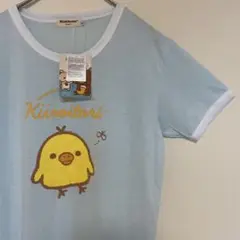 【新品タグ付】リラックマ キイロイトリ Ｔシャツ M 半袖　ブルー