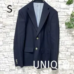 【UNIQLO】メンズ 紺ブレザー ジャケット Sサイズ セール割