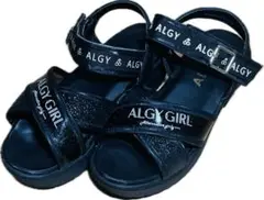 限定値下‼️ALGY GIRL ブラックサンダル スポーツ　サマーガール　21cm