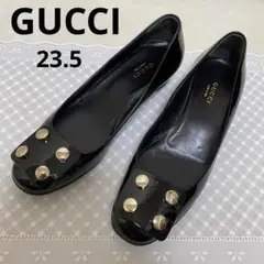【美品】GUCCI エナメル パンプス 23.5