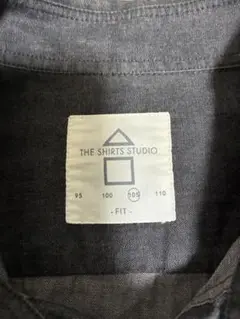 THE SHIRTS STUDIO 長袖シャツ 105サイズ ダークグレー