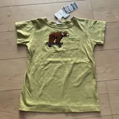 【新品】エフオーキッズ　クマアップリケTシャツ 130cm