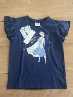 Disney エルサ Tシャツ 110cm ネイビー