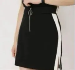 ENVYM サイドラインインナーパンツ付きミニスカート