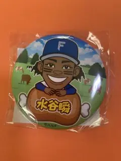 ファイターズガチャ　53水谷　肉祭り　バッチ