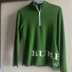 BURBERRY グリーン ハーフジップ メンズウェアM ゴルフ