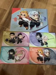 鬼滅の刃 ヒノカミ血風譚2 特典 クリアファイル　マルチケース4種 セット ゲオ