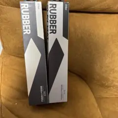 【未開封品】撥水ラバープレイマット HALF (ホワイト　ブラック) アクラス
