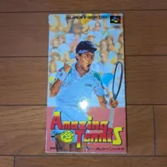 スーパーファミコン　アメージングテニス　説明書付き