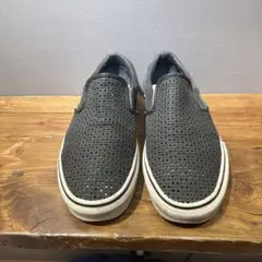 希少　VANS メッシュスリッポン 黒　ショップ限定商品