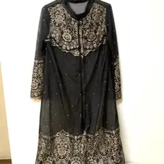 早い者勝ち！刺繍入り黒カーディガン　 SからM サイズ