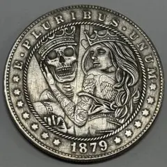 1879 S モルガン銀貨 UNC DETAILS USA 1879 S Morgan 90% Silver Dollar Coin - $1 Brilliant