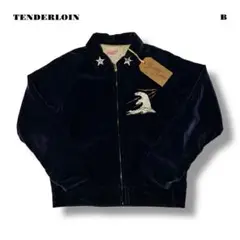 絶版！TENDERLOIN スーベニア ジャケット ベロア BLACK Yahoo!オークション - TENDERLOINテンダーロイン スーベニア