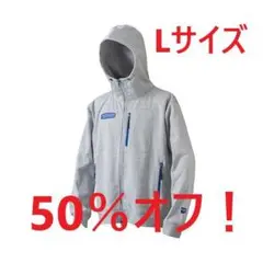 パズデザイン ウィンドガードパーカ L サイズ 杢グレー/ネイビー