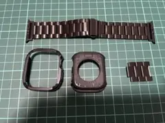 アップルウォッチ40ミリ用　ケース、ベルトセット　ブラック