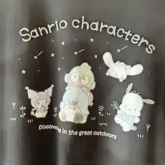 サンリオキャラクター Tシャツ ブラック３L