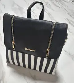 新品未使用品　Dandyquill ストライプリュックサック