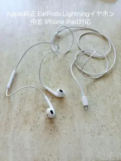 Apple EarPods Lightning イヤホン 中古