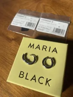 新品未使用 MARIA BLACK シルバー両耳