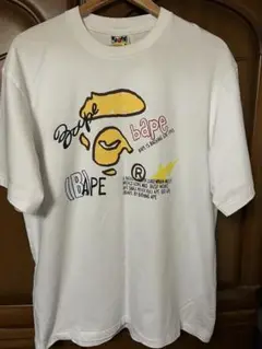 A BATHING APE RELAXED Mサイズ　Tシャツ　ホワイト　エイプ