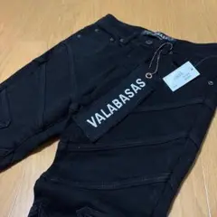 【新品未使用】VALABASAS フレアデニム 29 バラバサス　ブラック