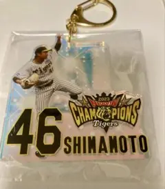 阪神タイガース　島本浩也 アクリルキーホルダー