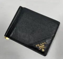 プラダ PRADA マネークリップ SAFFIANO METAL ブラック