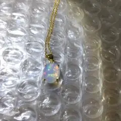 エチオピアオパールネックレス