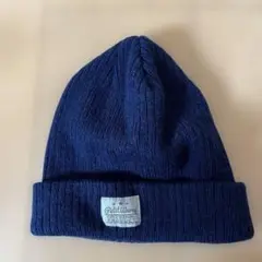 ネイビー ニット帽 サイズ46〜50cm