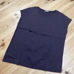 GUカットソー フレンチスリーブ