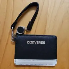 CONVERSE パスケース ブラック リール付き