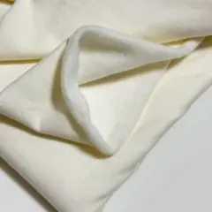 ニット生地 裏起毛 生成り