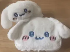 ナガノ×サンリオコラボ　シナモロール ポーチ、寝そべりビーンドール