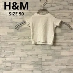 エイチアンドエム　Tシャツ　【50】　ホワイト　ベビー　ディズニー　ミッキー