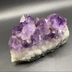 高品質 アメジスト クラスター 585g 天然石　原石☆美結晶☆美極濃紫