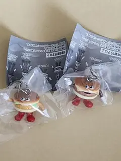 FLAVORS めじるしアクセサリー チキンバーガー ・チーズバーガー２種セット