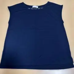 anySiS ネイビー ノースリーブ トップス