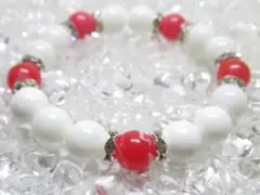 ★【インカローズ×ホワイトオニキス】 天然石パワーストーン