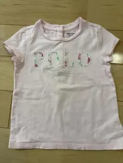 Ralph Lauren ピンク Tシャツ 85センチ　POLO