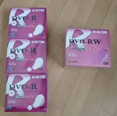 RITEK DVD-R＋RW計50枚 新品未開封