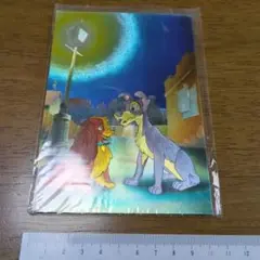 匿名配送　ディズニー　わんわん物語　ポストカード　劣化汚れあり