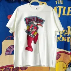 不思議の国のアリス　Tシャツ メンズ　コメディタッチ　イラスト　うさぎ