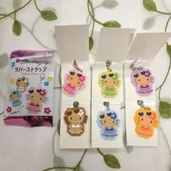 【早い者勝ち!!!】日焼けキティ　ラバーストラップ　6種類コンプリート