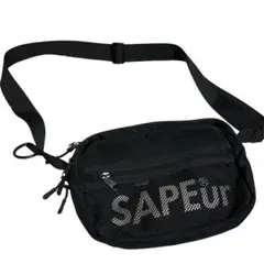 美品　SAPEur サプール ショルダーバッグ　ブラック
