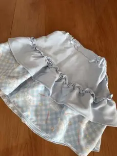 水色フリルスカート シナモン120cm