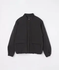 SHIPS any 2レイヤー 中綿スタンドカラー ブルゾン