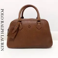 POLO RALPH LAUREN ポロラルフローレン オールレザーハンドバッグ