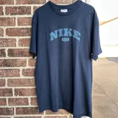 90s NIKE ロゴ TEE 赤タグ ネイビー スウォッシュ コットン