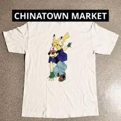 レア チャイナタウンマーケット ポケモン ディズニー Tシャツ Lサイズ y2k